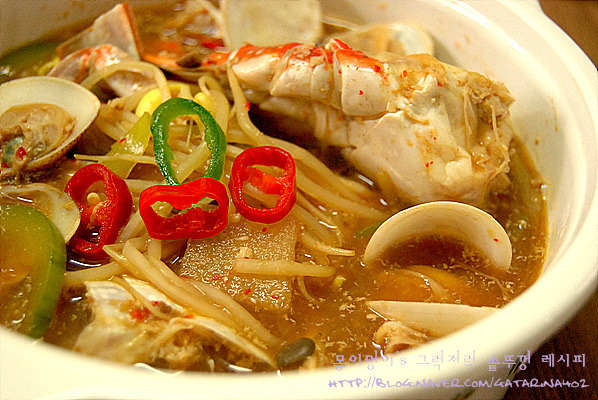 제철에 안먹으면 서운해요~/꽃게 된장찌개~