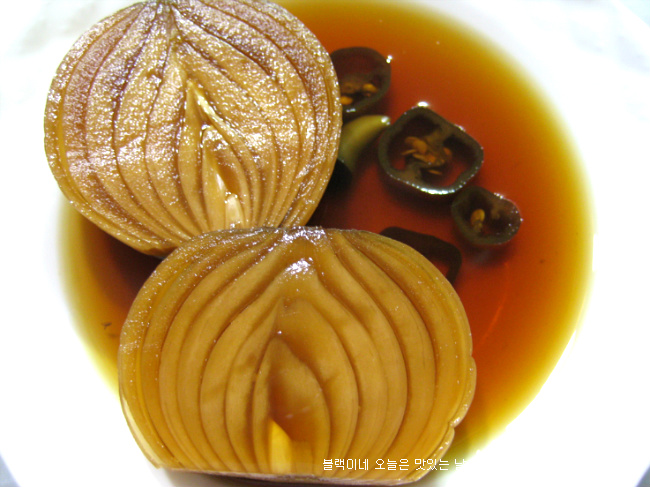 양파 고추 장아찌