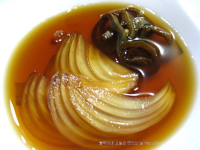양파 고추 장아찌