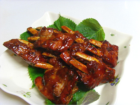 패밀리 레스토랑 부럽지 않은 맛 바베큐 폭립