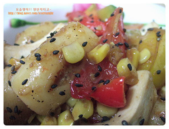 가래떡야채찜