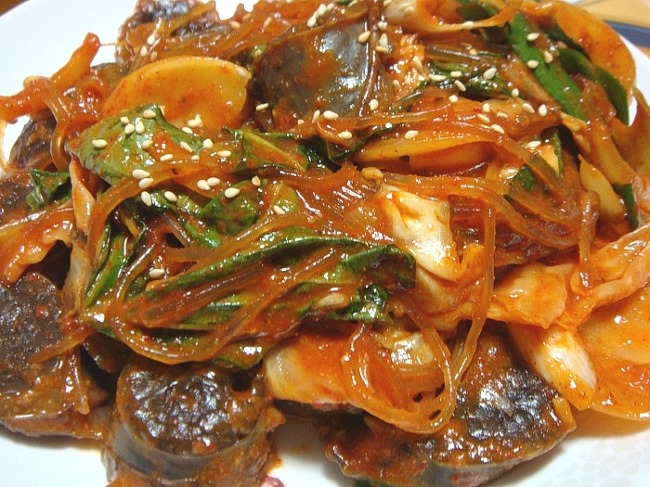 매콤한 신림동 순대볶음