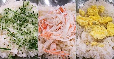 간단한 주먹밥 2가지 _ 참치마요김치쌈밥 & 삼색주먹밥