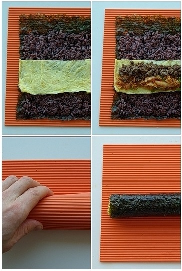 흑미김치김밥~~ 요리천사 레시피